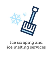ice scraping and ice melting services